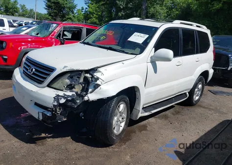 2005 Lexus Gx 470 z USA, uszkodzony, nr VIN JTJBT20X850078393